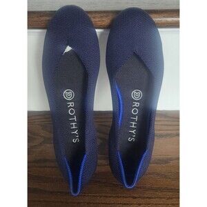 NIB Rothy’s The Daily Round Toe Flat RARE RETIRED COLOR-Size 7-Navy Solid
